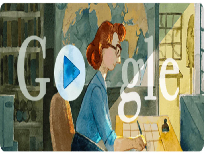 Marie Tharp Google ने अपना नया Google Doodle जियोलोजिस्ट Marie Tharp पर किया पेश