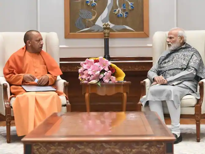 मुख्यमंत्री योगी आदित्यनाथ ने प्रधानमंत्री नरेन्द्र मोदी से की मुलाकात, एक घंटे तक हुई बातचीत
