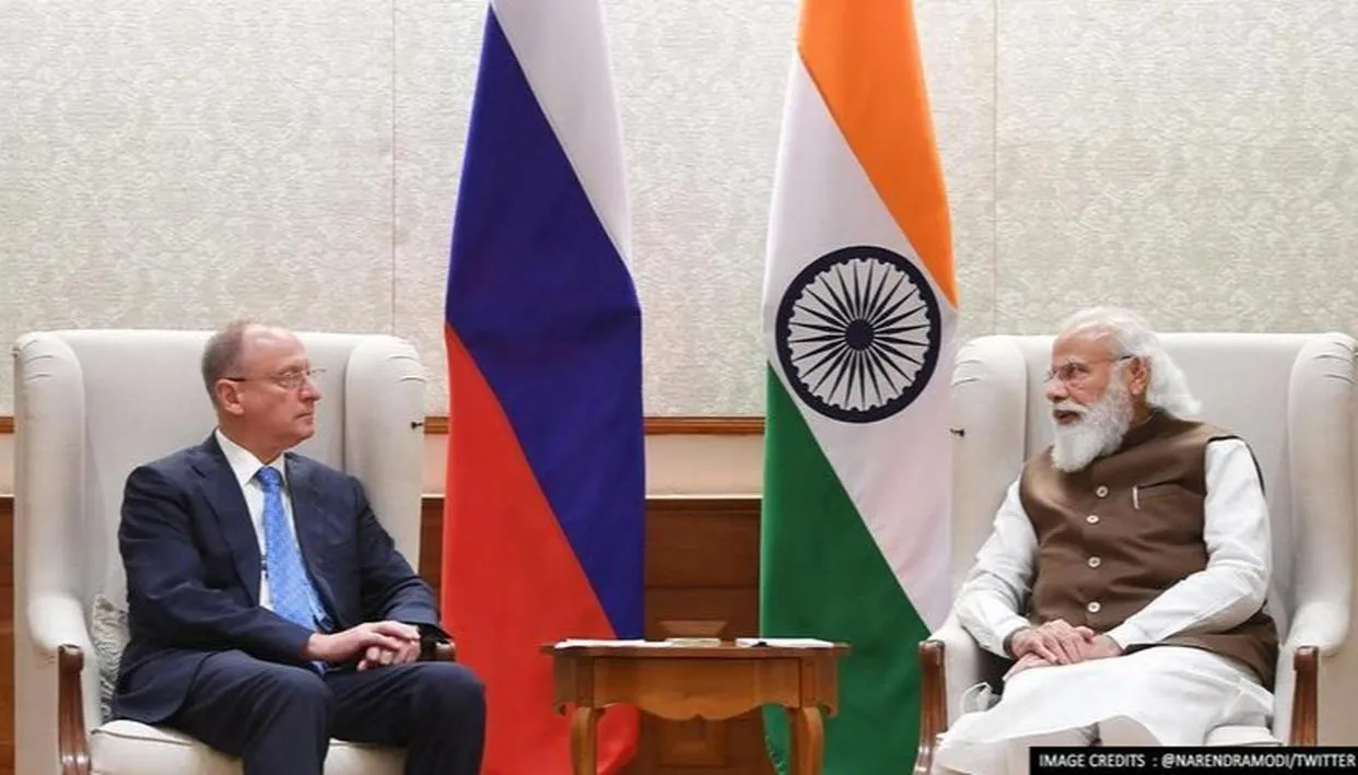 रूसी सुरक्षा परिषद के सचिव निकोलाई पेत्रुशेव ने की प्रधानमंत्री नरेन्द्र मोदी से मुलाकात..