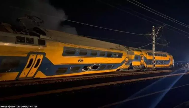 नीदरलैंड में मंगलवार को हुआ एक बड़ा रेल हादसा