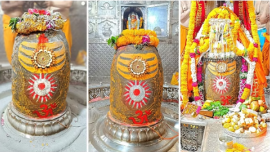 Photo of उज्जैन: भस्मारती में बाबा महाकाल का सूर्य स्वरूप में किया श्रृंगार