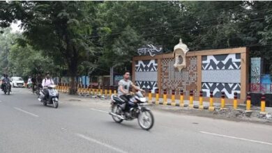 Photo of इंदौर का आरएनटी बनेगा माॅडल रोड, कुर्सियां, म्यूरल लगना शुरू