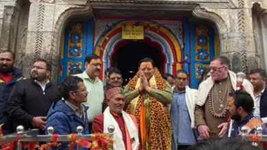 Photo of केदारनाथ धाम पहुंचे सीएम धामी, बाबा केदार की पूजा-अर्चना कर प्रदेश की खुशहाली के लिए की कामना!