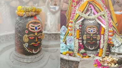 Photo of विदेशी करेंसी के नोटों से सजे बाबा महाकाल, भस्म आरती में दिए दिव्य दर्शन