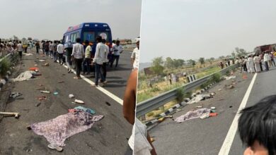 Photo of नूंह में भीषण हादसा: दिल्ली-मुंबई एक्सप्रेसवे पर हादसे में सात सफाई कर्मचारियों की मौत