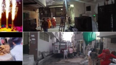 Photo of बर्थडे स्पार्कल स्टिक से हुआ ऐसा धमाका…उखड़ गए घर के दरवाजे, आग में तीन झुलसे; मंजर देख कांप गए लोग