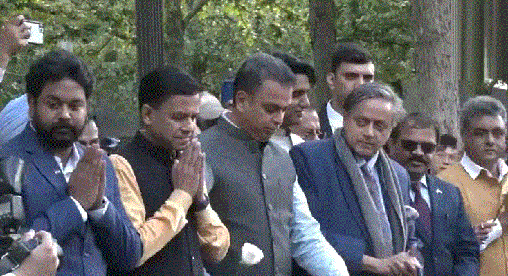 Photo of शशि थरूर के नेतृत्व वाला सर्वदलीय प्रतिनिधिमंडल अमेरिका पहुंचा