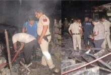 Photo of दिल्ली हाट बाजार में लगी भीषण आग