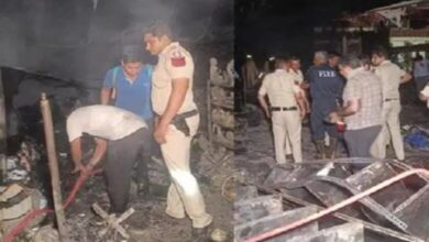 Photo of दिल्ली हाट बाजार में लगी भीषण आग