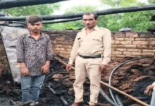 Photo of शिवपुरी के कुटवारा गांव में झोपड़ी में लगी आग