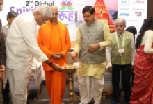 Photo of मोहन यादव और केंद्रीय मंत्री गजेंद्र सिंह शेखावत ने दीप प्रज्ज्वलन कर किया आध्यात्मिक कॉन्क्लेव का शुभारंभ