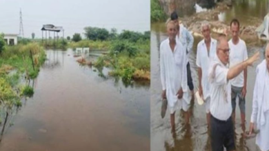 Photo of हरियाणा के इस जिले में 2500 एकड़ जमीन जलमगन,  फसल पूरी तरह तबाह…