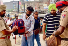 Photo of हाई अलर्ट पर पंजाब, पुलिस ने निकाला फ्लैग मार्च; रेलवे स्टेशन-बस स्टैंड पर तलाशी अभियान