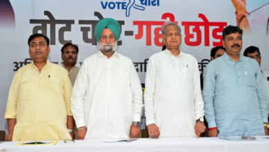 Photo of राजस्थान: ‘वोट चोरी’ के मुद्दे पर घर-घर जाकर समर्थन जुटाएगी कांग्रेस