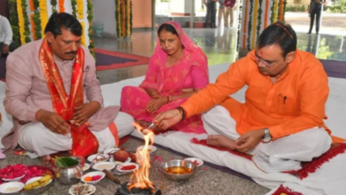 Photo of राजस्थान: मुख्यमंत्री शर्मा ने नवरात्र पर पूजा व पौधारोपण कर प्रदेश की खुशहाली की कामना