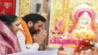 Photo of नवरात्र के पहले दिन माता मनसा देवी मंदिर पहुंचे सीएम सैनी