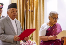 Photo of नेपाल का संवैधानिक संकट समाप्त, सुशीला कार्की बनीं प्रधानमंत्री