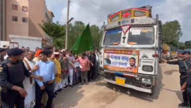 Photo of हरियाणा ने पंजाब और हिमाचल को भेजी मदद राहत सामग्री