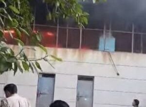 Photo of हरियाणा: एमआईई में फुटवियर फैक्टरी में लगी आग