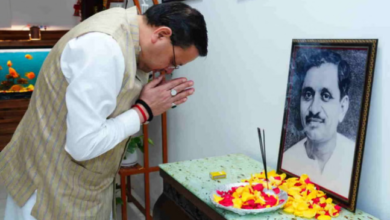 Photo of देहरादून: सीएम धामी ने पंडित दीनदयाल उपाध्याय की जयंती पर किया नमन