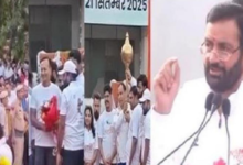 Photo of कुरुक्षेत्र में नमो युवा रन में सीएम नायब सैनी ने लगाई दौड़