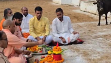 Photo of यूपी: सीएम योगी ने की गोरखनाथ मंदिर में गोवर्धन पूजा