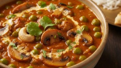 Photo of लंच हो या डिनर, ‘मटर मशरूम मसाला’ की ये आसान रेसिपी जीत लेगी सबका दिल