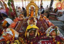 Photo of विधि विधान से हुआ राममंदिर में लगने वाले ध्वज का पूजन