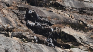 Photo of उत्तरकाशी: गंगोत्री नेशनल पार्क में पारा गिरने से जमे नदी-नाले