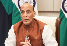 Photo of रक्षा मंत्री राजनाथ सिंह का दो दिवसीय कार्यक्रम, आज पहुंचेंगे दून