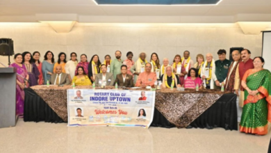 Photo of अमेरिकी टीम ने दिल जीत लिया, इंदौर में दान कीं 20 सिलाई मशीनें