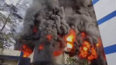 Photo of महाराष्ट्र:  भिवंडी में रंगाई कारखाने में भीषण आग