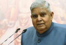 Photo of भोपाल में पूर्व उपराष्ट्रपति जगदीप धनखड़ करेंगे पुस्तक विमोचन कार्यक्रम को संबोधित