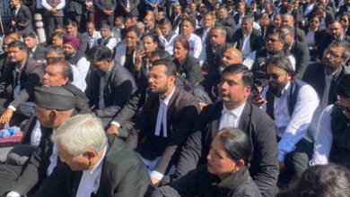 Photo of देहरादून: आंदोलन के बीच सीएम धामी से मिले वकील 