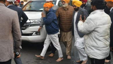 Photo of शहीदी दिवस पर नगर कीर्तन: श्रीनगर में पहुंचे सीएम मान और केजरीवाल