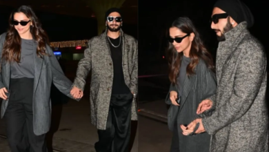 Photo of धुरंधर की सफलता से फूले नहीं समा रहे रणवीर सिंह, एयरपोर्ट पर पत्नी दीपिका का हाथ थामे आए नजर