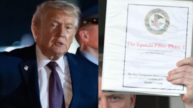 Photo of एपस्टीन फाइल्स में ट्रंप के नाम पर अमेरिकी न्यायिक विभाग का बयान