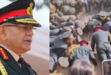 Photo of सेना प्रमुख उपेंद्र द्विवेदी ने नए रंगरूटों संग लगाए 20 पुश-अप्स