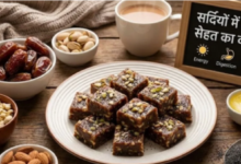 Photo of न चीनी, न मावा… सर्दियों में बनाएं खजूर की ये शुगर-फ्री बर्फी, स्वाद और सेहत का है बेहतरीन मेल