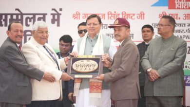 Photo of हल्द्वानी: पूर्व अर्धसैनिक बल सम्मेलन में शामिल हुए सीएम धामी