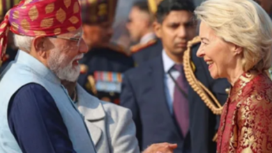 Photo of विश्व पटल पर भारतीय कारीगरी की धमक, ईयू प्रमुख उर्सुला के परिधानों में दिखी भारत की सांस्कृतिक झलक