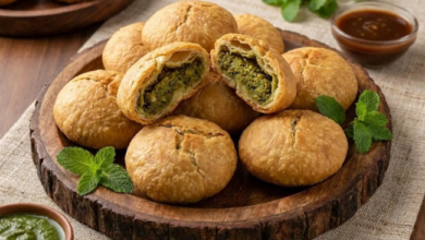 Photo of इस आसान रेसिपी से मिनटों में बनाएं एकदम खस्ता पुदीना कचौड़ी, चाय का मजा हो जाएगा दोगुना
