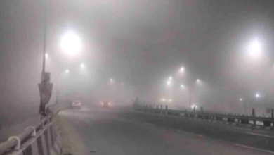 Photo of घने कोहरे की चादर में लिपटा हरिद्वार-दिल्ली नेशनल हाईवे
