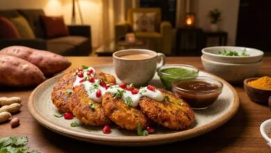 Photo of कुछ चटपटा और नया खाने का है मन? घर पर आसानी से बनाएं क्रिस्पी ‘शकरकंद की टिक्की’