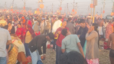 Photo of महाशिवरात्रि पर संगम स्नान के लिए उमड़े श्रद्धालु, प्रयागराज में माघ मेले का आज अंतिम स्नान