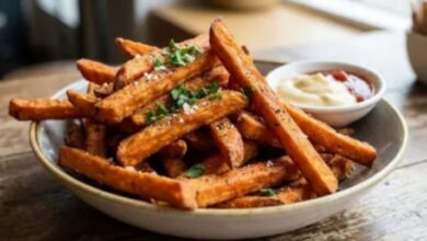 Photo of शाम की चाय का मजा दोगुना करेंगे ‘स्वीट पोटैटो फ्राइज’, इस रेसिपी से मिनटों में करें तैयार
