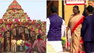 Photo of राष्ट्रपति का ओडिशा दौरा: पहली बार जाजपुर मां बिरजा मंदिर पहुंचीं द्रौपदी मुर्मू