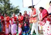 Photo of चंपावत में खड़ी होली शुरू