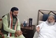 Photo of  अंबाला में CM नायब सिंह सैनी ने मंत्री अनिल विज के घर जाकर जाना हालचाल