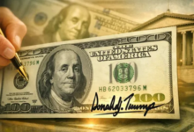 Photo of अमेरिकी डॉलर पर अब होंगे ट्रंप के हस्ताक्षर, 165 साल में पहली बार नोट पर होगा सिटिंग प्रेसिडेंट का नाम